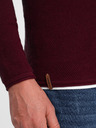Ombre Clothing Pánsky bordový sveter Ombre Oblečenie