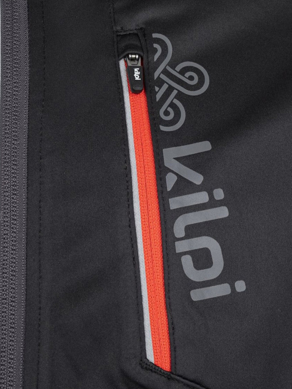 Kilpi Čierna pánska športová bunda Kilpi Nordim-M