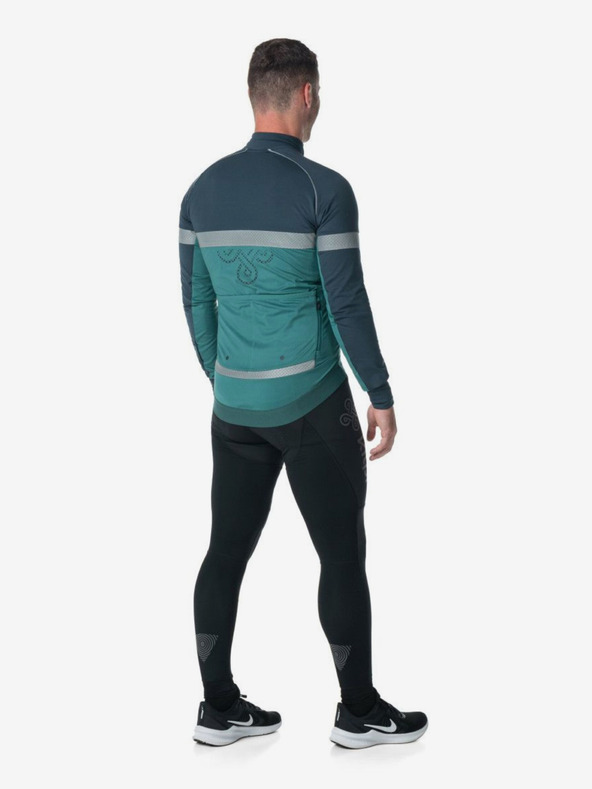 Kilpi Modrá a petrolejová pánska softshellová cyklistická bunda Kilpi Nereto-M