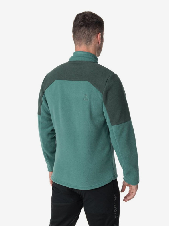 Kilpi Tmavozelená pánska flísová mikina Kilpi Glander-M