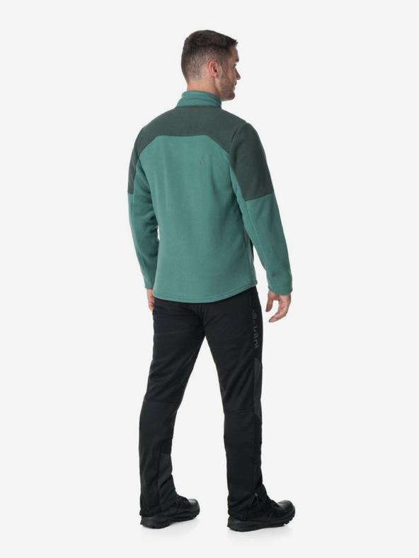 Kilpi Tmavozelená pánska flísová mikina Kilpi Glander-M