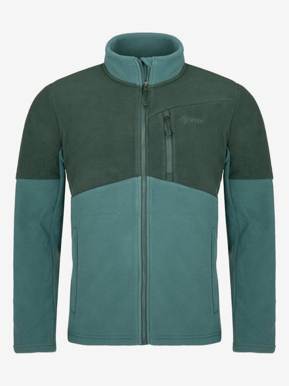 Kilpi Tmavozelená pánska flísová mikina Kilpi Glander-M