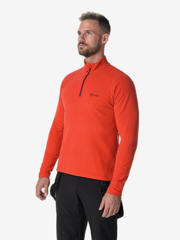 Kilpi Červená pánska flísová mikina Kilpi Almeri-M