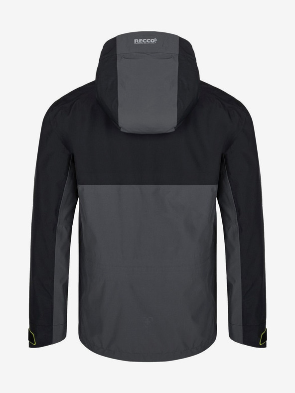 Kilpi Čiernošedá pánska športová bunda Kilpi Metrix-M