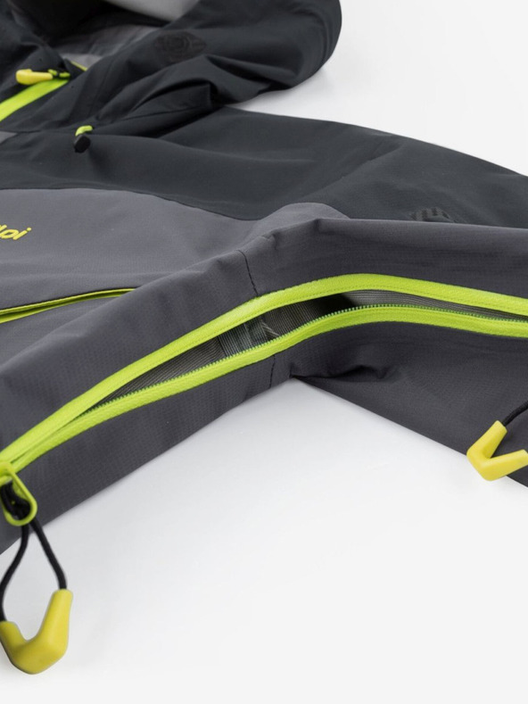 Kilpi Tmavosivá pánska nepremokavá outdoorová bunda Kilpi HASTAR-M