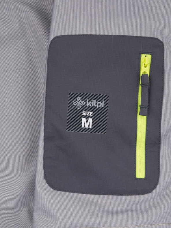 Kilpi Tmavosivá pánska nepremokavá outdoorová bunda Kilpi HASTAR-M