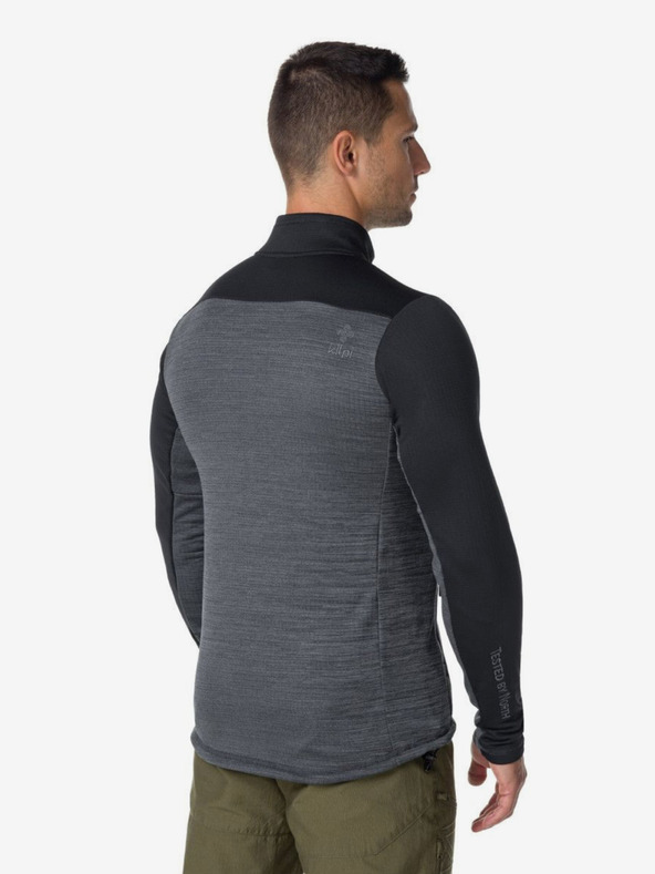 Kilpi Čierna pánska športová mikina Kilpi ERIN-M