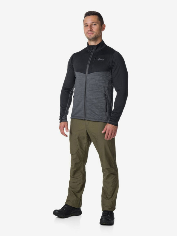 Kilpi Čierna pánska športová mikina Kilpi ERIN-M