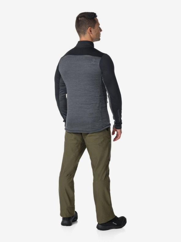 Kilpi Čierna pánska športová mikina Kilpi ERIN-M