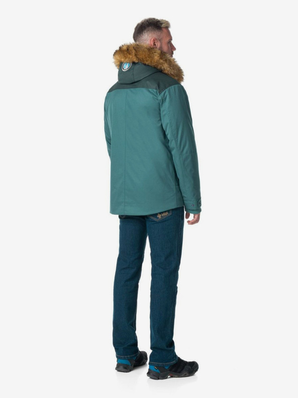 Kilpi Benzínová pánska zimná bunda s umelou kožušinou Kilpi ALPHA