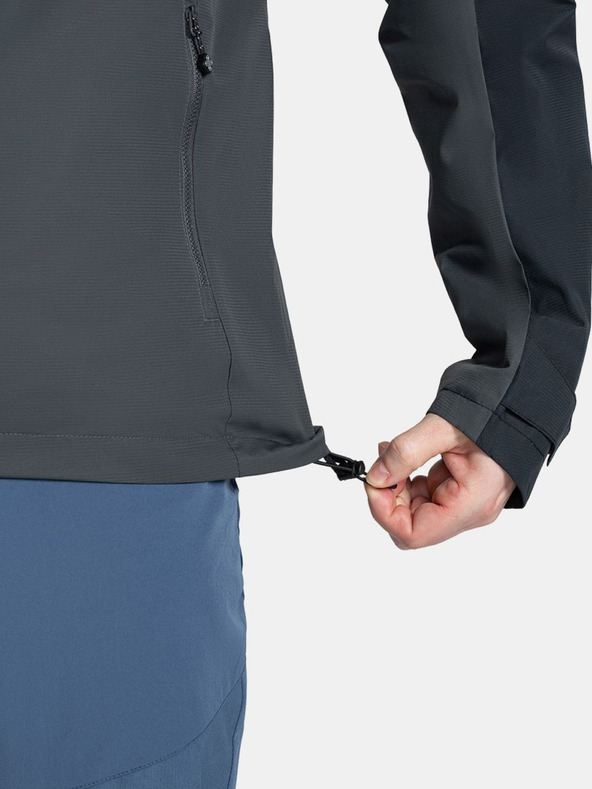 Kilpi Šedo-čierna pánska outdoorová bunda Kilpi Sonna-M