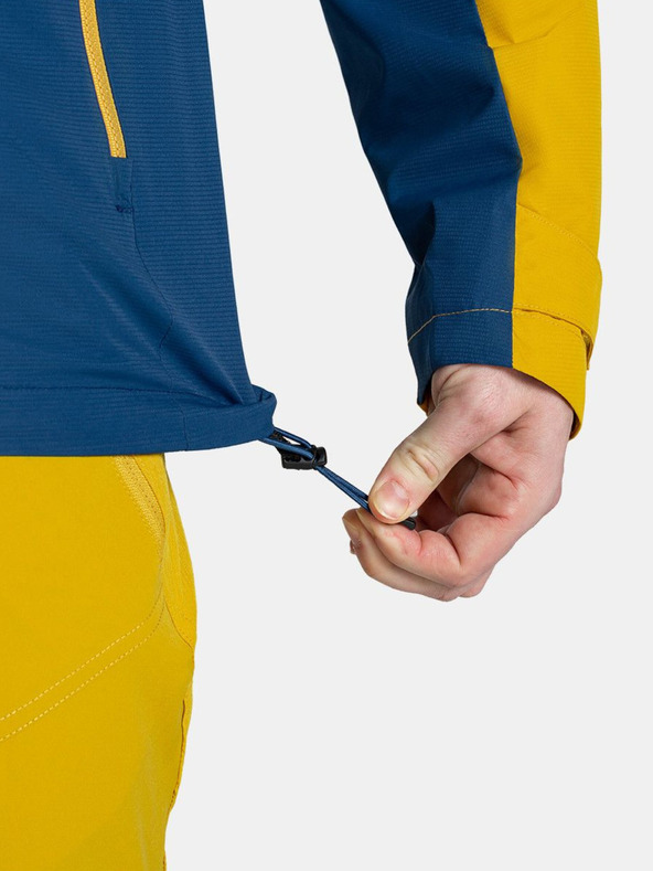 Kilpi Modro-žltá pánska outdoorová bunda Kilpi SONNA-M