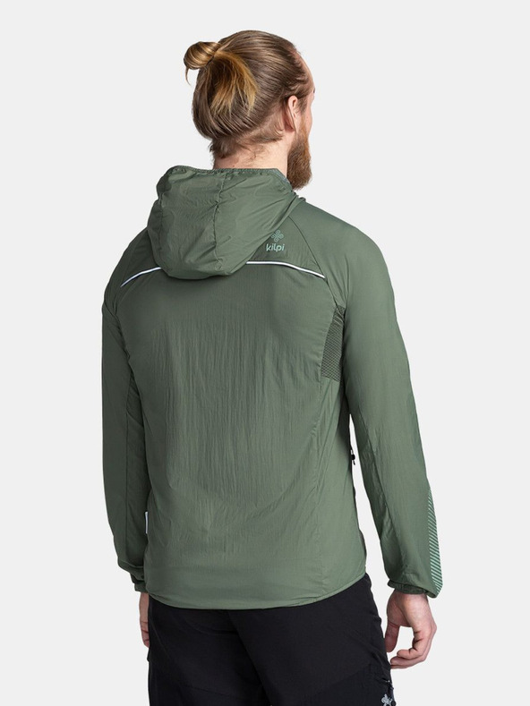 Kilpi Tmavozelená pánska ľahká outdoorová bunda Kilpi ROSA-M