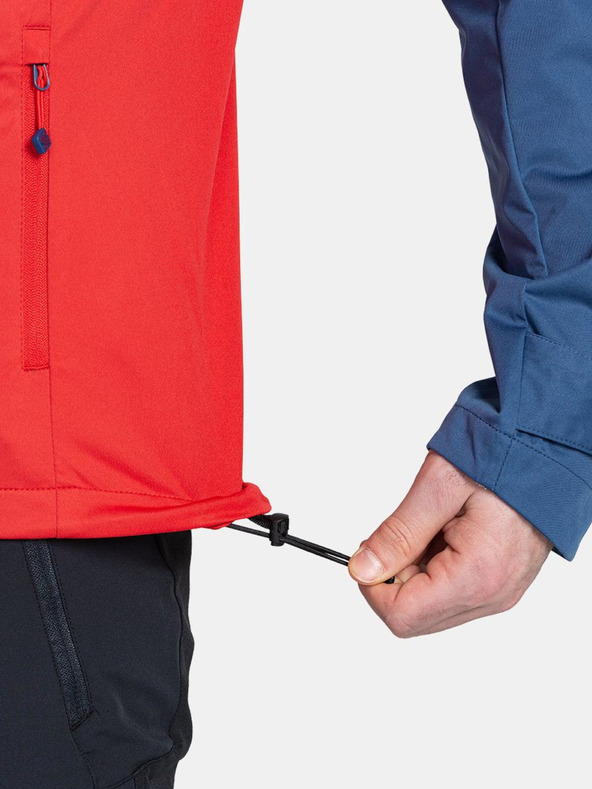 Kilpi Modro-červená pánska ľahká softshellová bunda Kilpi BELTRA-M