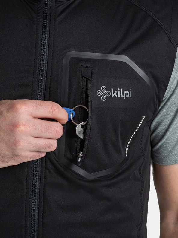 Kilpi Čierna pánska softshellová bunda Kilpi RIELLO-M