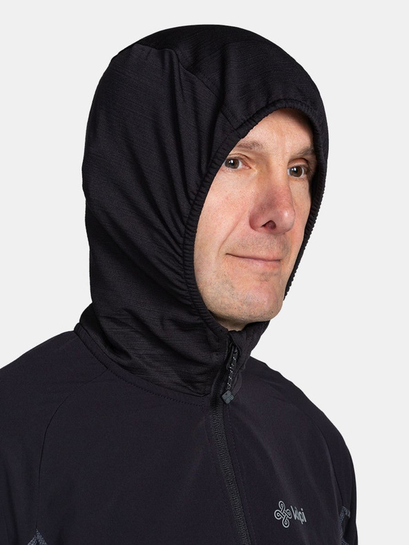 Kilpi Čierna pánska outdoorová mikina Kilpi MEMPHIS-M