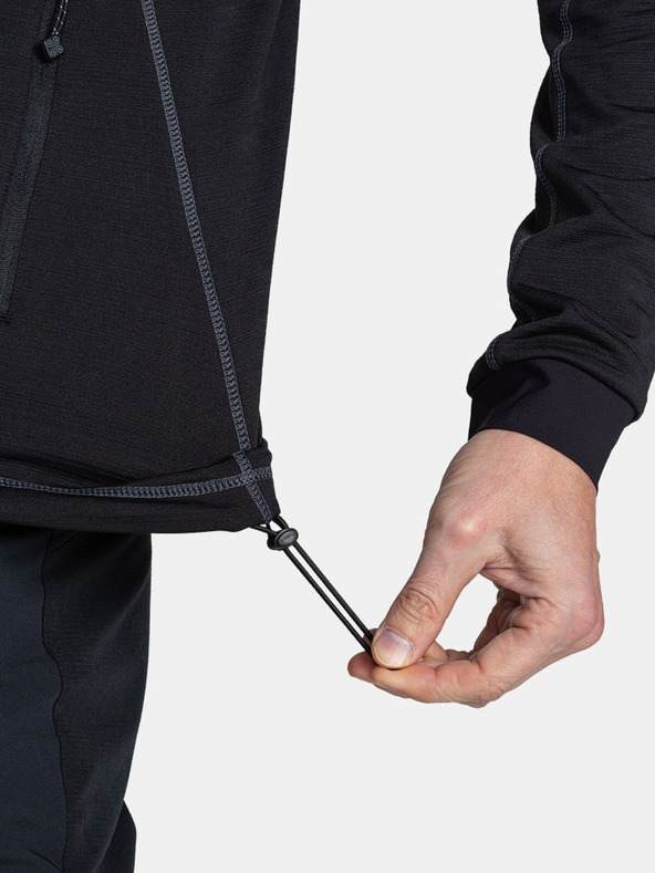 Kilpi Čierna pánska outdoorová mikina Kilpi MEMPHIS-M