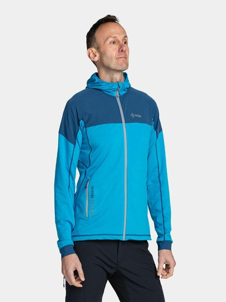 Kilpi Modrá pánska outdoorová mikina Kilpi MEMPHIS-M