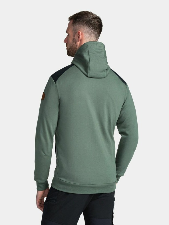 Kilpi Tmavozelená pánska mikina Kilpi Adelan-M