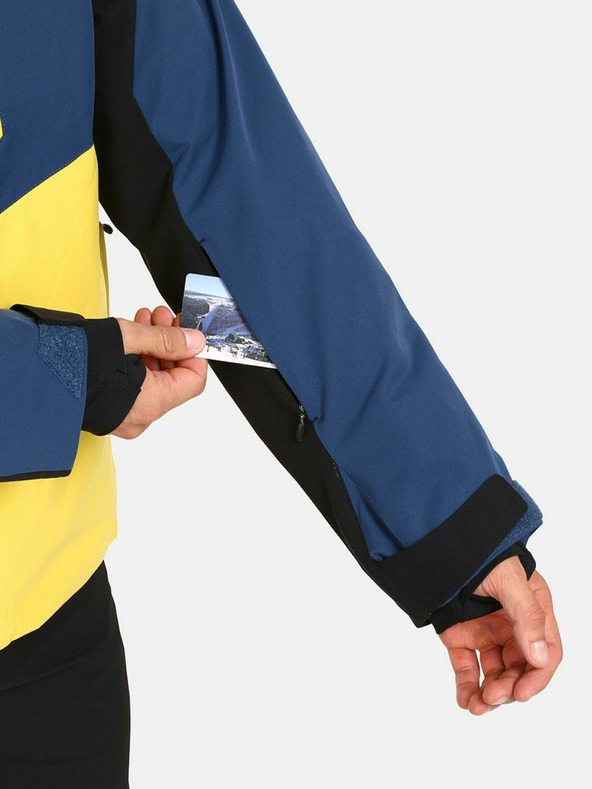 Kilpi Žlto-modrá pánska lyžiarska bunda Kilpi TONNSI-M