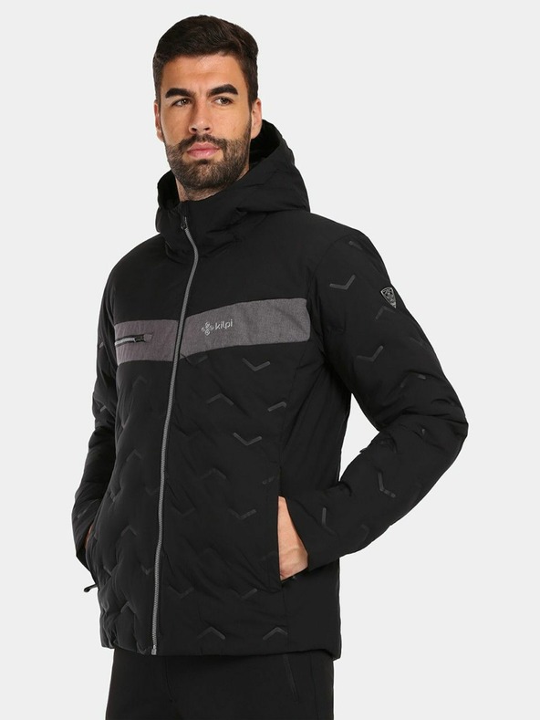 Kilpi Čierna pánska lyžiarska bunda Kilpi TEDDY-M