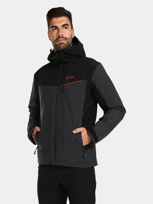 Kilpi Tmavosivá pánska lyžiarska bunda KILPI FLIP-M