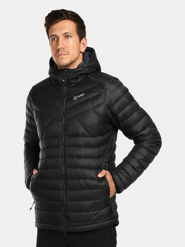 Kilpi Čierna pánska páperová bunda Kilpi PYRAMIDEN-M