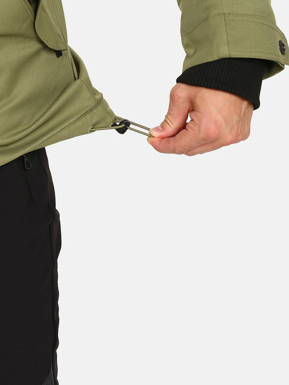 Kilpi Khaki pánska zimná bunda s umelou kožušinou Kilpi ALPHA