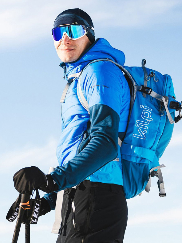 Kilpi Modrá pánska kombinovaná zateplená bunda Kilpi Gares-M