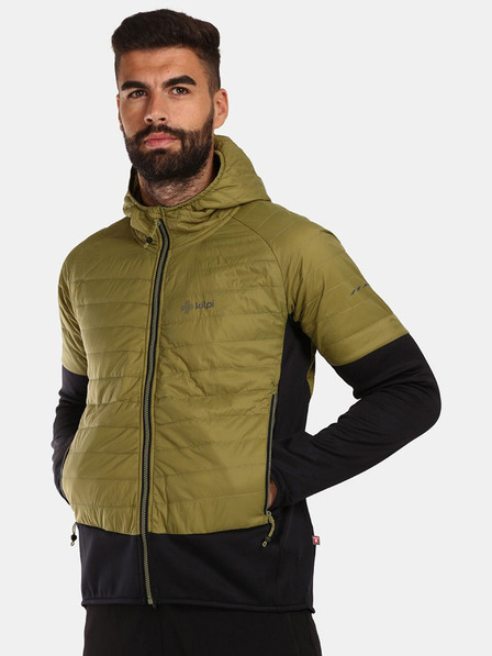 Kilpi Khaki pánska kombinovaná zateplená bunda Kilpi Gares-M