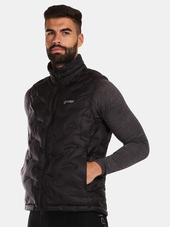 Kilpi Čierna pánska zateplená bunda Kilpi Nai-M