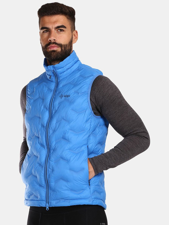Kilpi Modrá pánska zateplená vesta Kilpi Nai-M