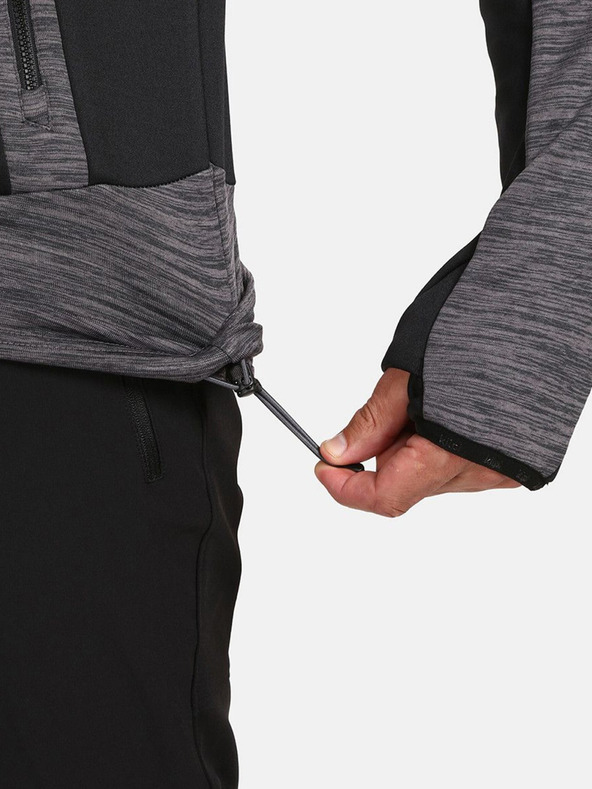 Kilpi Tmavosivá pánska funkčná mikina Kilpi Freni-M