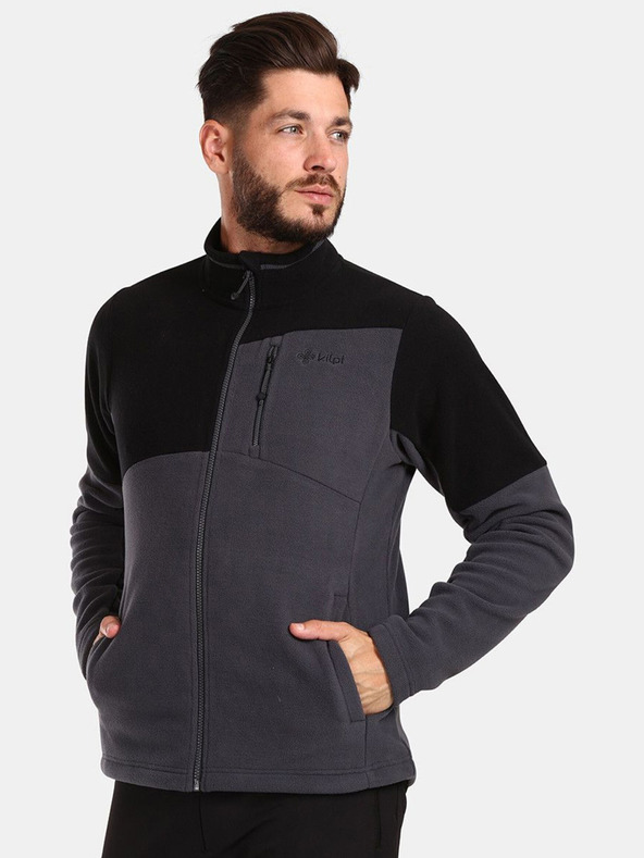 Kilpi Tmavosivá pánska fleecová mikina Kilpi Glander-M