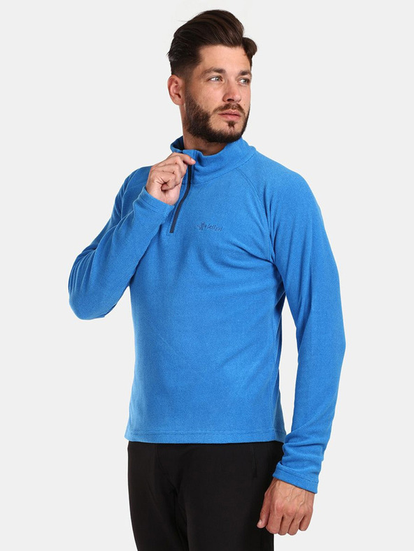 Kilpi Modrá pánska fleecová mikina Kilpi ALMERI-M