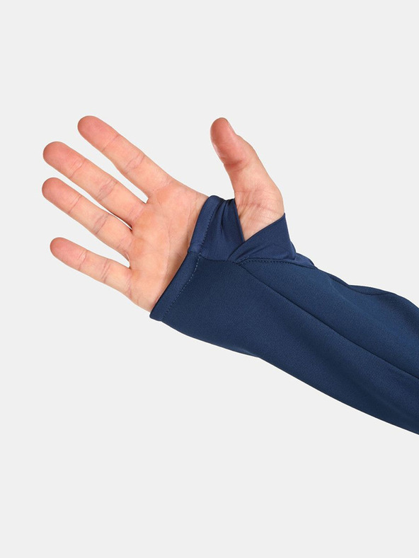 Kilpi Modro-šedá pánska fleecová mikina Kilpi VERSAM-M