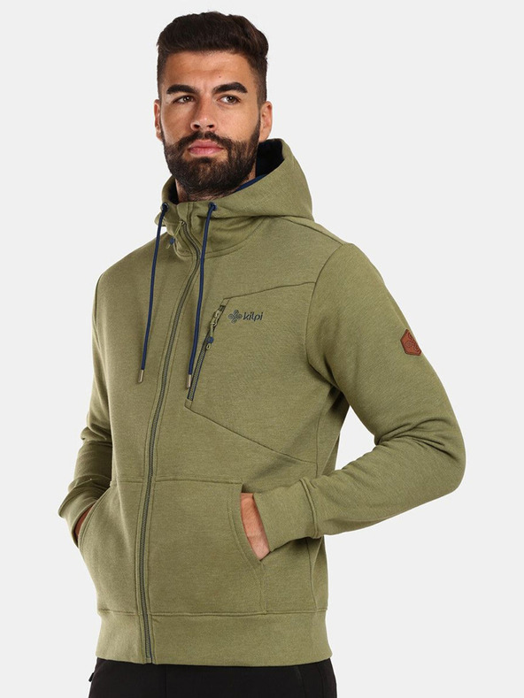Kilpi Khaki pánska bavlnená mikina Kilpi PREDA-M