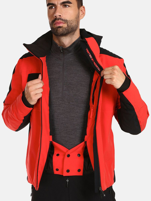 Kilpi Červená pánska lyžiarska bunda Kilpi DEXEN-M