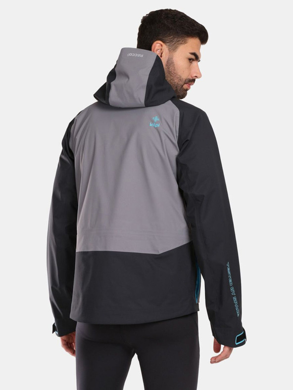 Kilpi Čierna pánska hardshellová bunda Kilpi LTD ARCHER-M