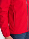 Ombre Clothing Červená pánska softshellová bunda Ombre Clothing