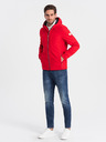 Ombre Clothing Červená pánska softshellová bunda Ombre Clothing