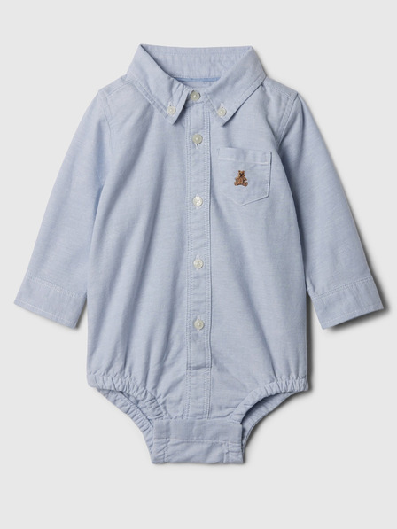 GAP Baby košeľové body oxford GAP