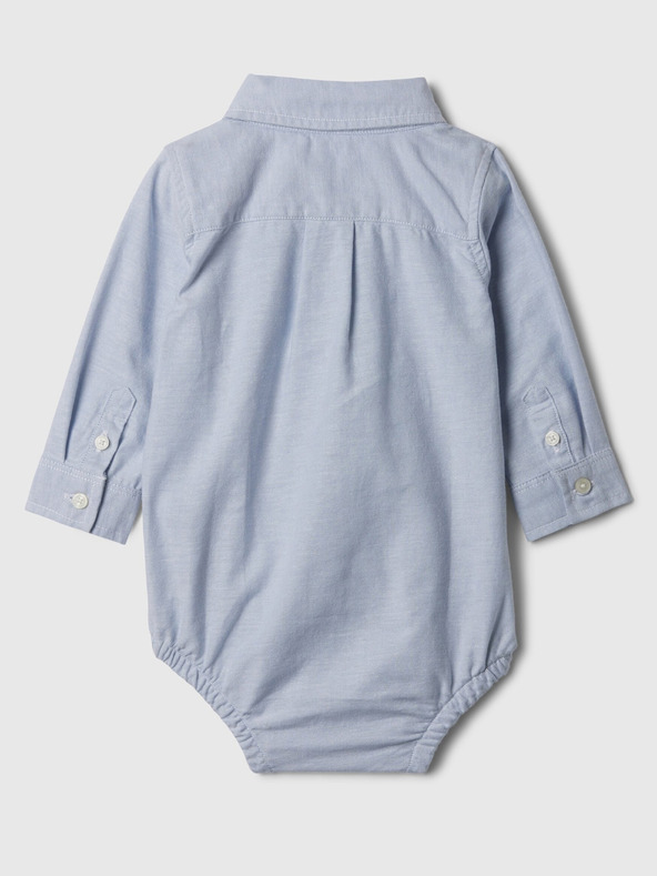 GAP Baby košeľové body oxford GAP