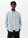 GAP Košeľa oxford logo oversize GAP