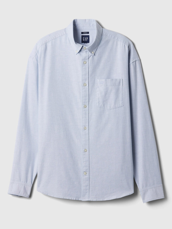 GAP Košeľa oxford logo oversize GAP