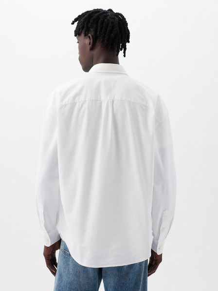 GAP Košeľa oxford logo oversize GAP
