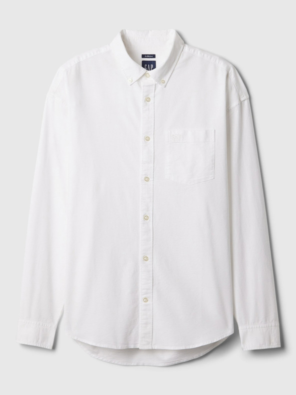 GAP Košeľa oxford logo oversize GAP