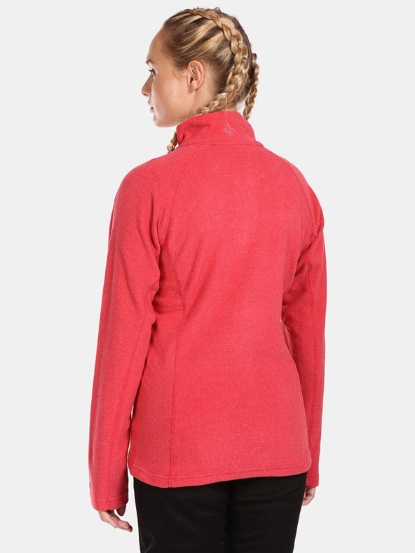 Kilpi Tmavoružová dámska fleecová mikina Kilpi ALMERI-W