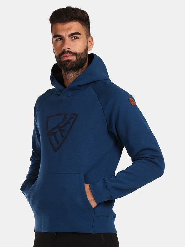 Kilpi Tmavomodrá pánska mikina Kilpi FJELA-M