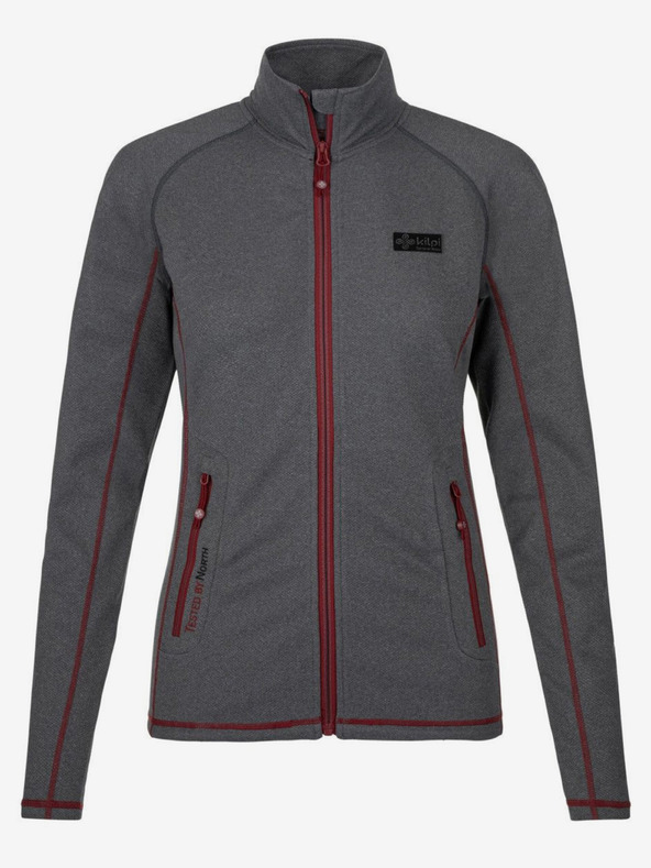 Kilpi Tmavosivá dámska outdoorová mikina Kilpi TAUER-W